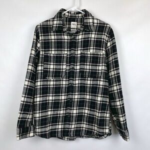 Zara Monochrome Checkered Shirt